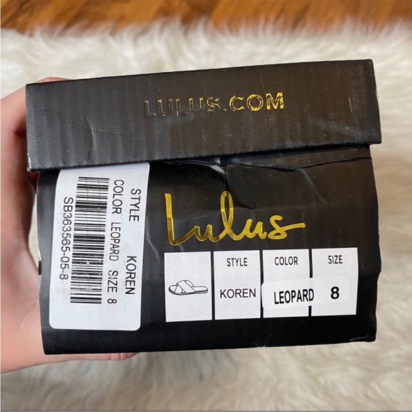 Lulu’s Koren Leopard Espadrille Slide On Sandals Size 8 - Picture 12 of 13